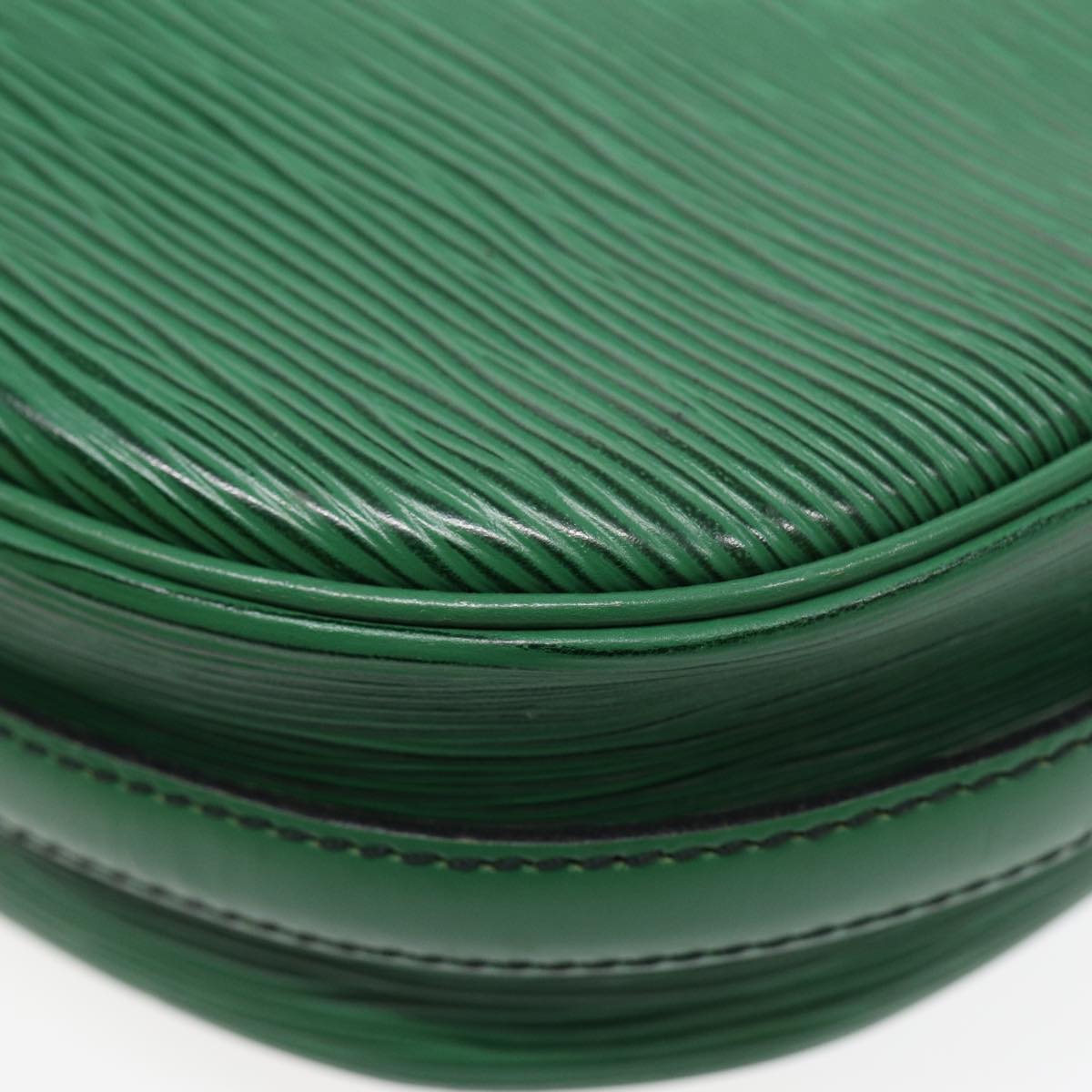 LOUIS VUITTON Epi Jeune Fille MM Shoulder Bag Green M52154 LV Auth 87755
