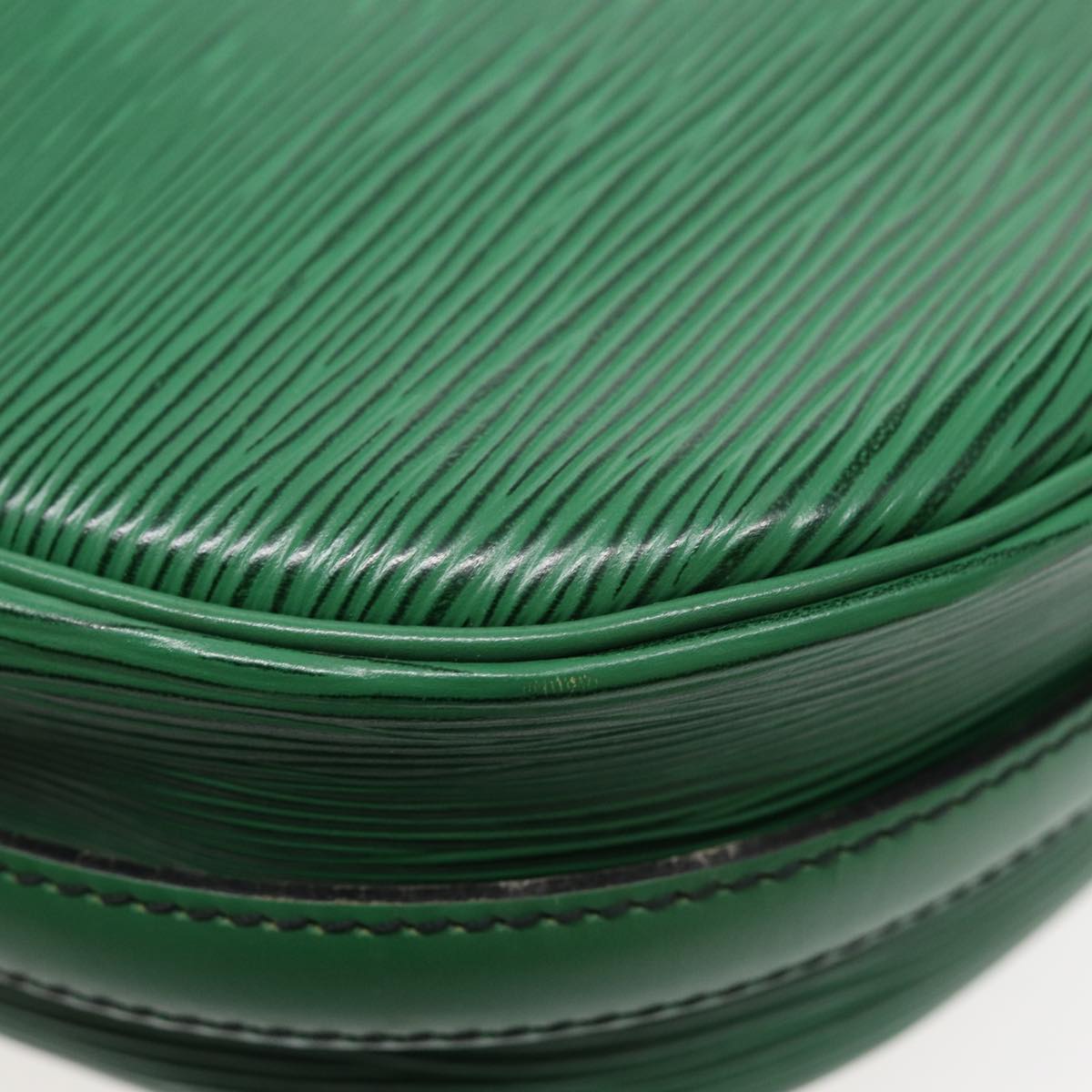 LOUIS VUITTON Epi Jeune Fille MM Shoulder Bag Green M52154 LV Auth 87755