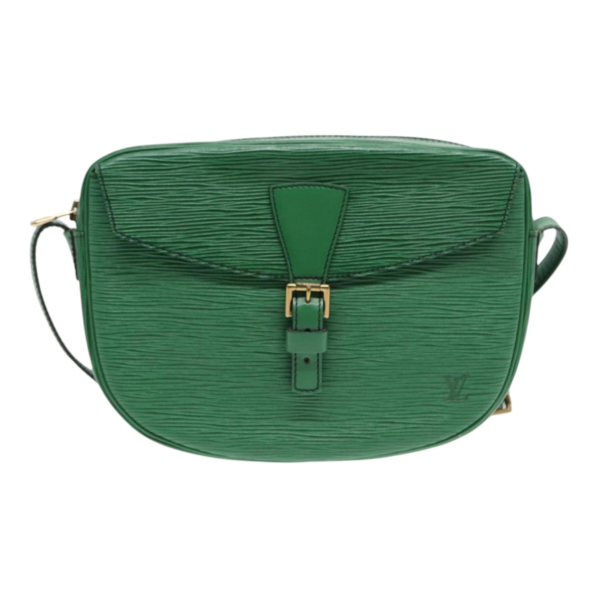 LOUIS VUITTON Epi Jeune Fille MM Shoulder Bag Green M52154 LV Auth 87755