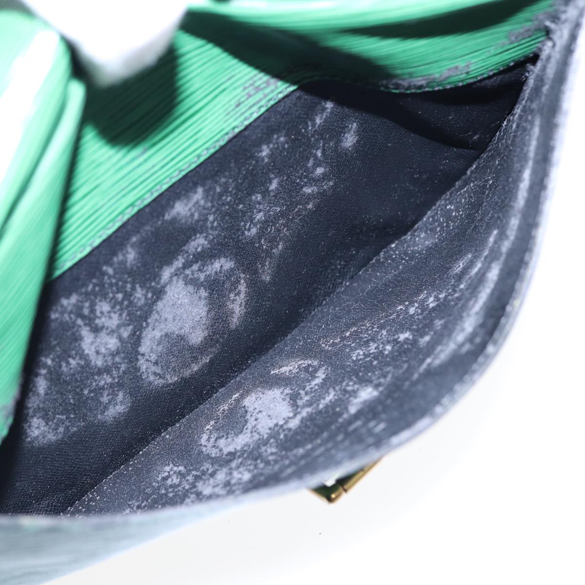 LOUIS VUITTON Epi Jeune Fille MM Shoulder Bag Green M52154 LV Auth 87755
