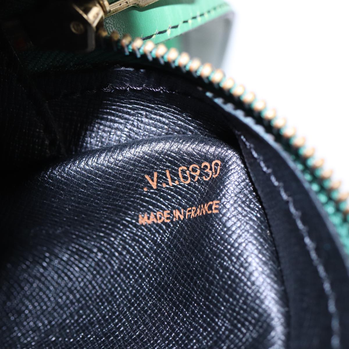LOUIS VUITTON Epi Jeune Fille MM Shoulder Bag Green M52154 LV Auth 87755