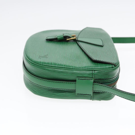 LOUIS VUITTON Epi Jeune Fille MM Shoulder Bag Green M52154 LV Auth 87755