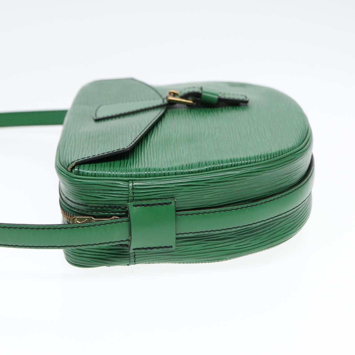LOUIS VUITTON Epi Jeune Fille MM Shoulder Bag Green M52154 LV Auth 87755