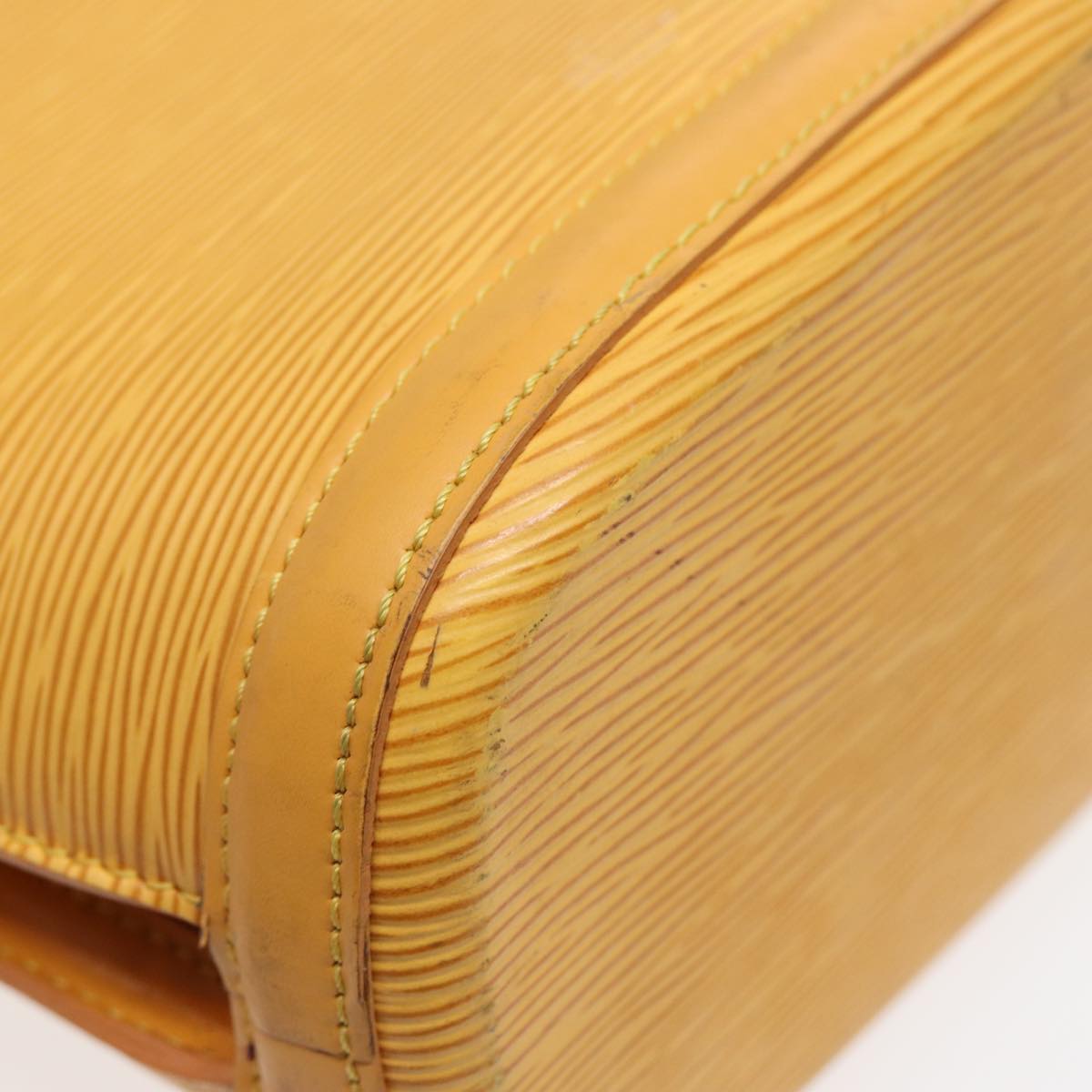 LOUIS VUITTON Epi Lussac Shoulder Bag Yellow M52289 LV Auth 87935