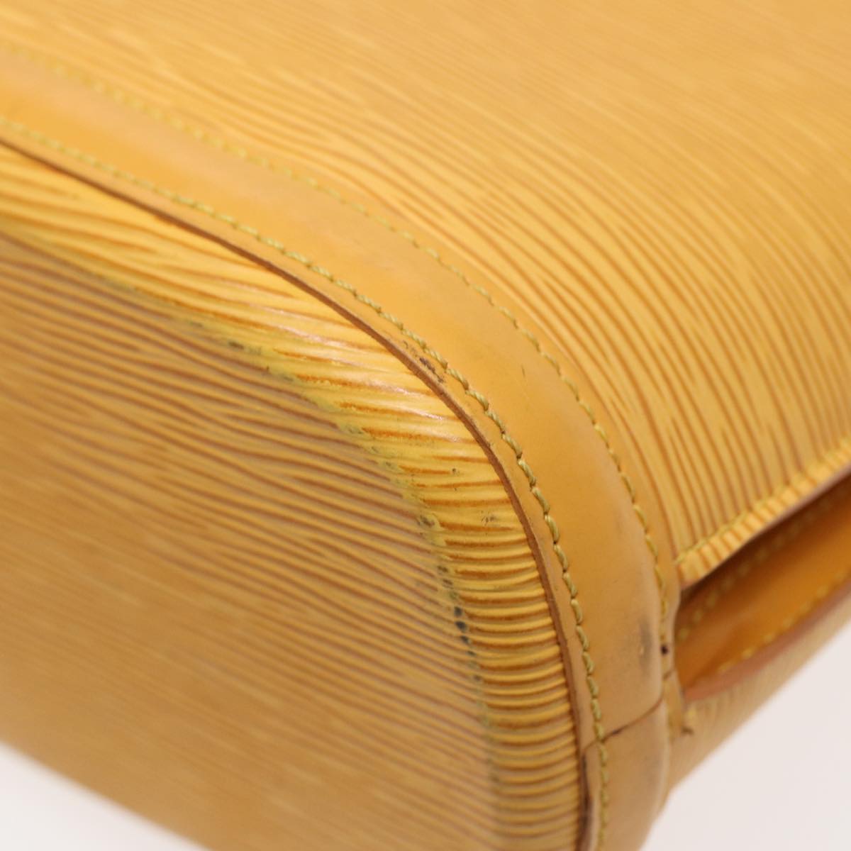 LOUIS VUITTON Epi Lussac Shoulder Bag Yellow M52289 LV Auth 87935