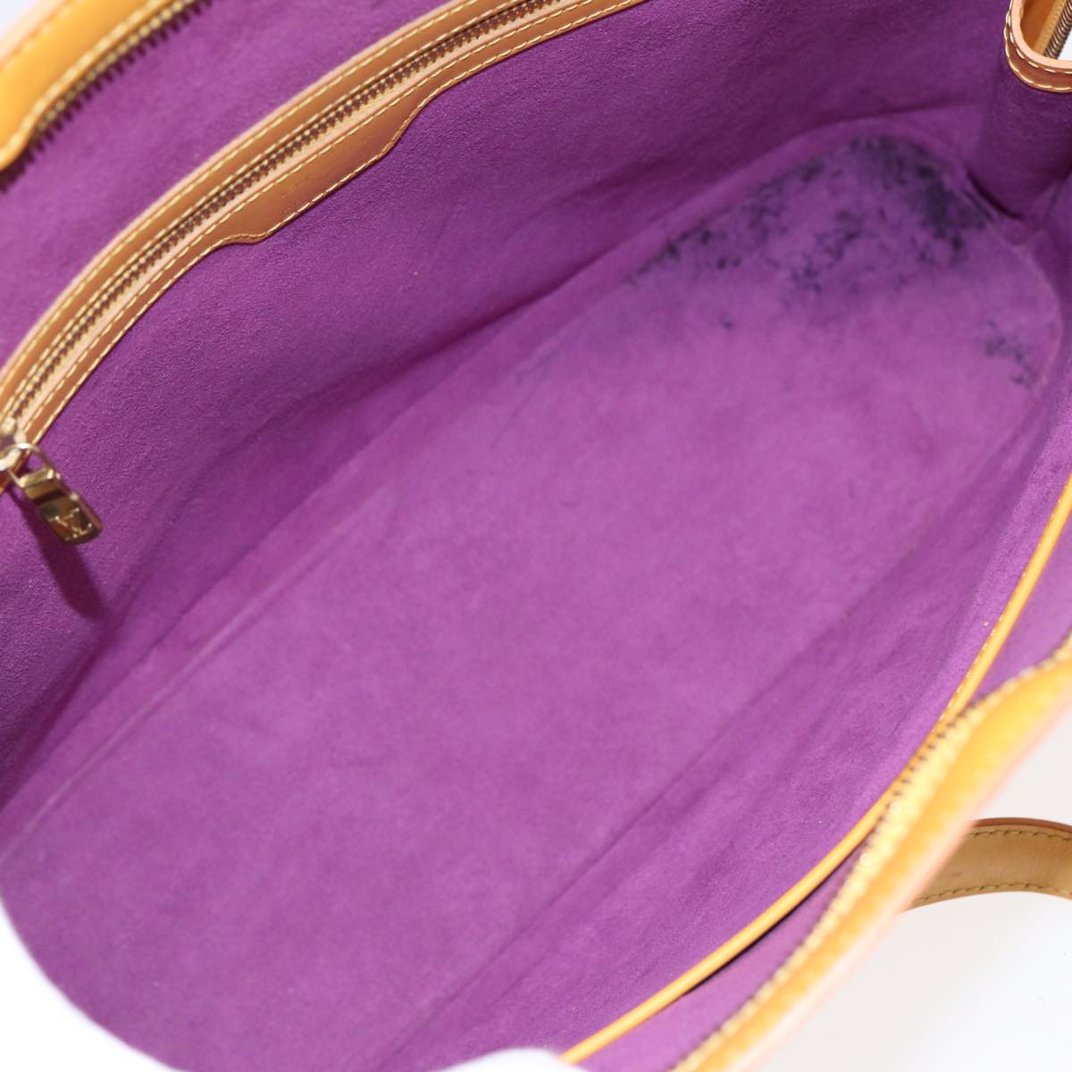 LOUIS VUITTON Epi Lussac Shoulder Bag Yellow M52289 LV Auth 87935