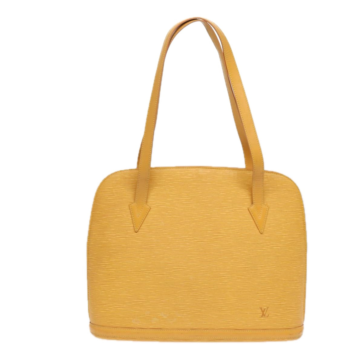 LOUIS VUITTON Epi Lussac Shoulder Bag Yellow M52289 LV Auth 87935