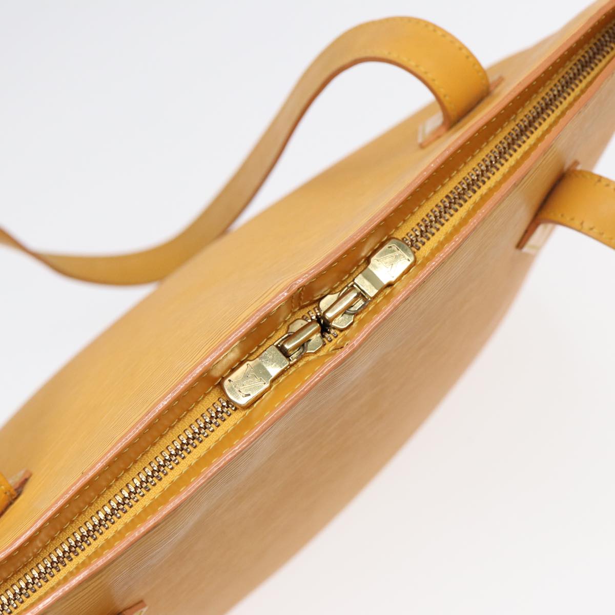 LOUIS VUITTON Epi Lussac Shoulder Bag Yellow M52289 LV Auth 87935