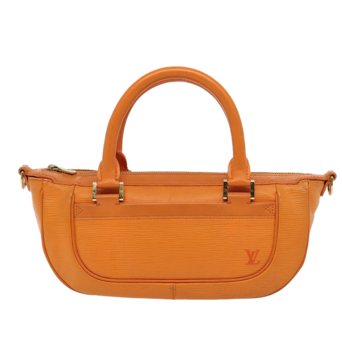 LOUIS VUITTON Epi Danura PM Shoulder Bag 2Way Orange Mandarin M5891H Auth 87943