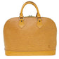 LOUIS VUITTON Epi Alma Hand Bag Yellow M52149 LV Auth 87945