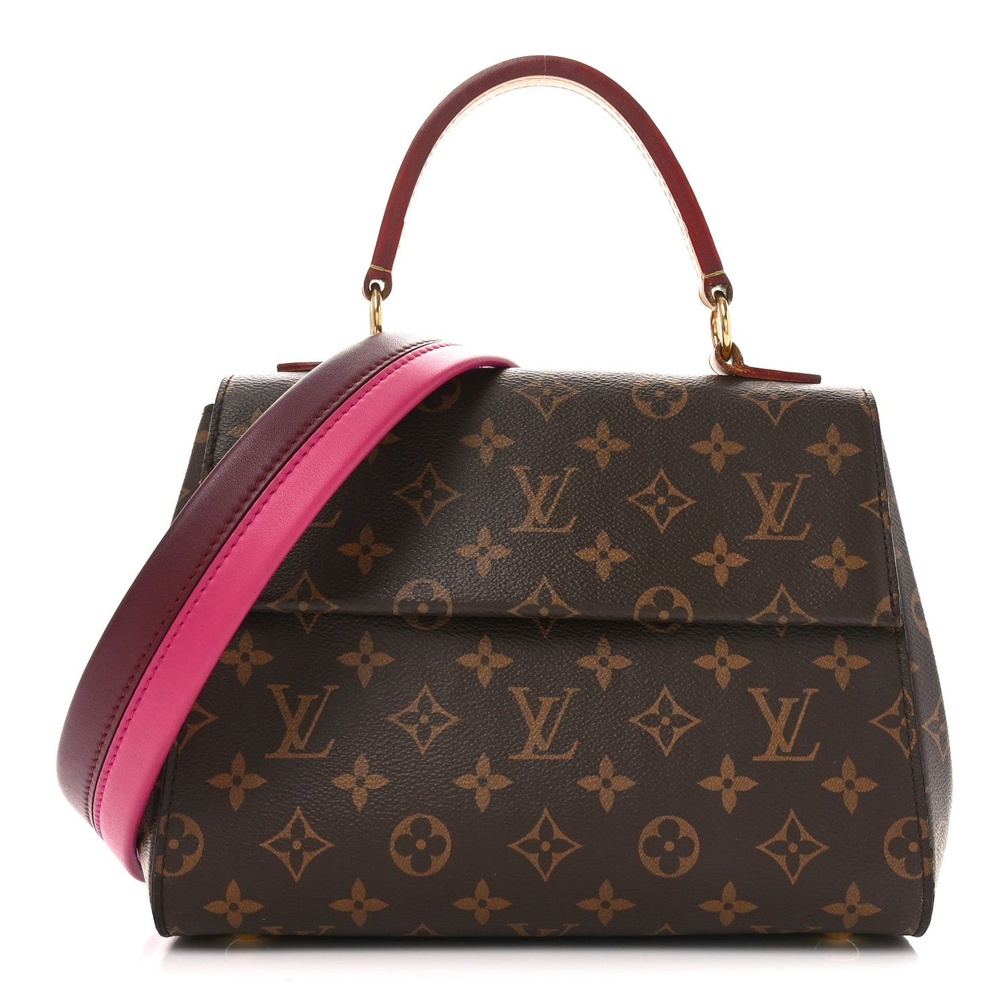 Louis Vuitton Monogram Cluny BB Bordeaux Fuchsia