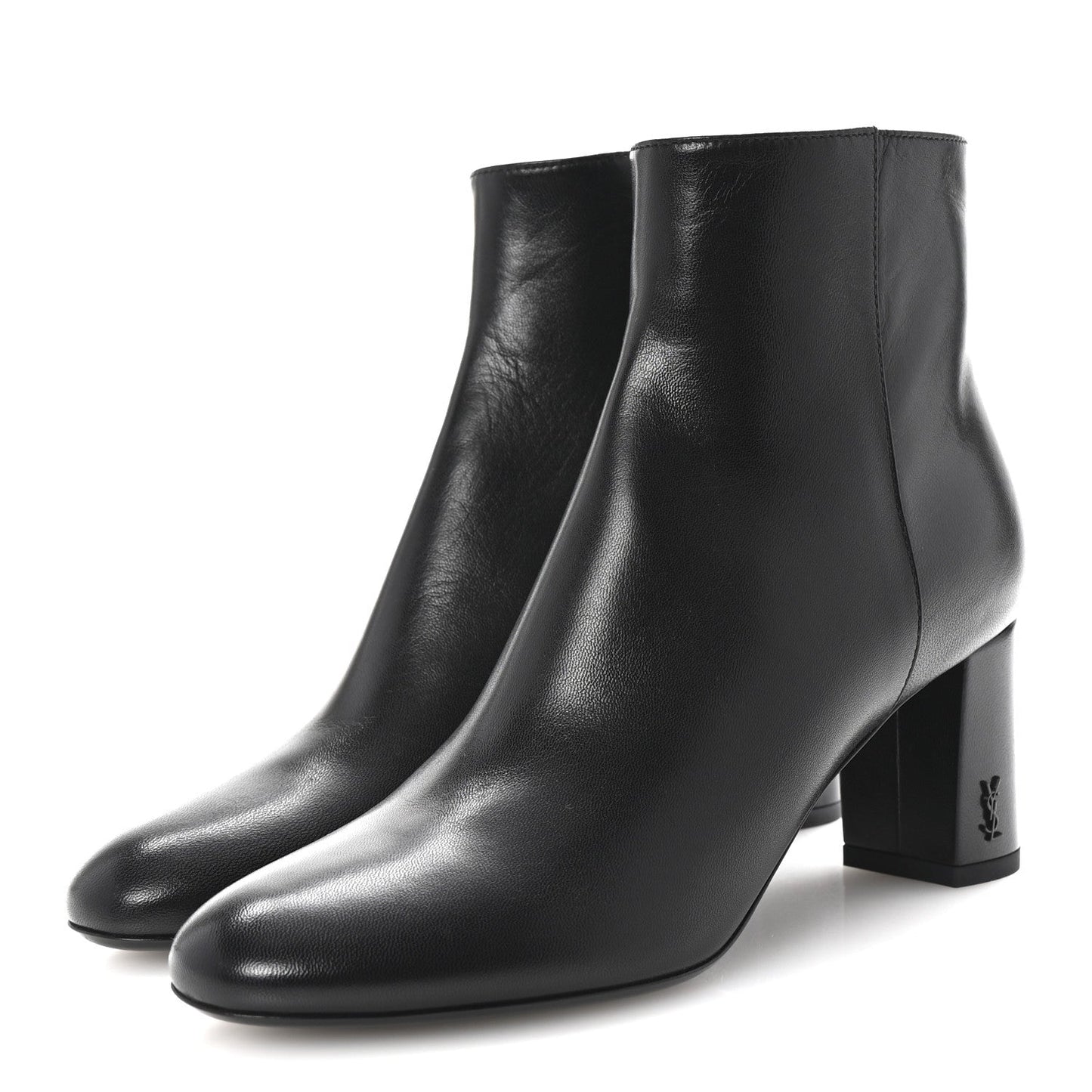 Saint Laurent Nappa Vendome Loulou Ankle Zip Boot 36.5 Black