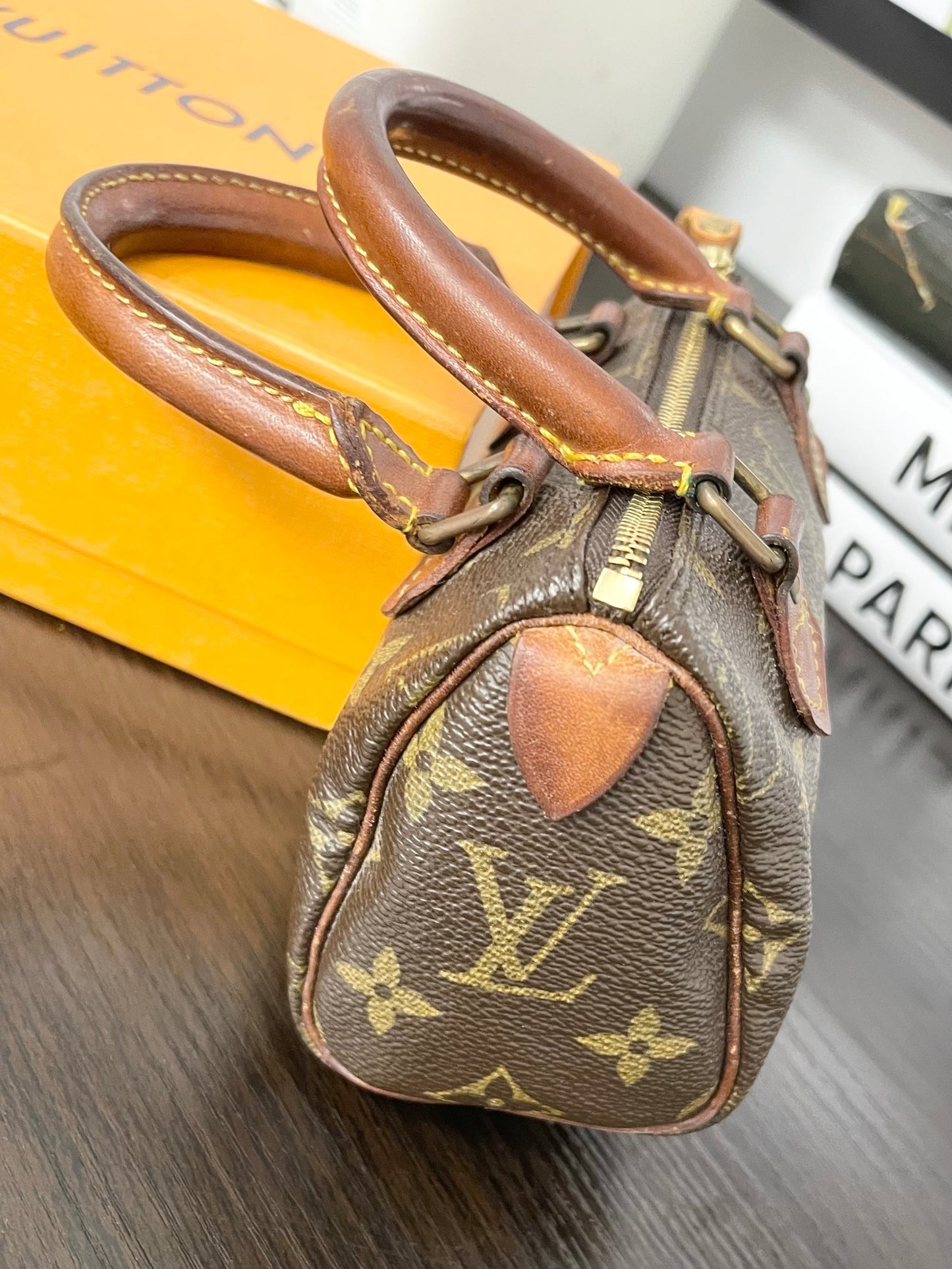 LOUIS VUITTON   Monogram Nano Speedy Bag