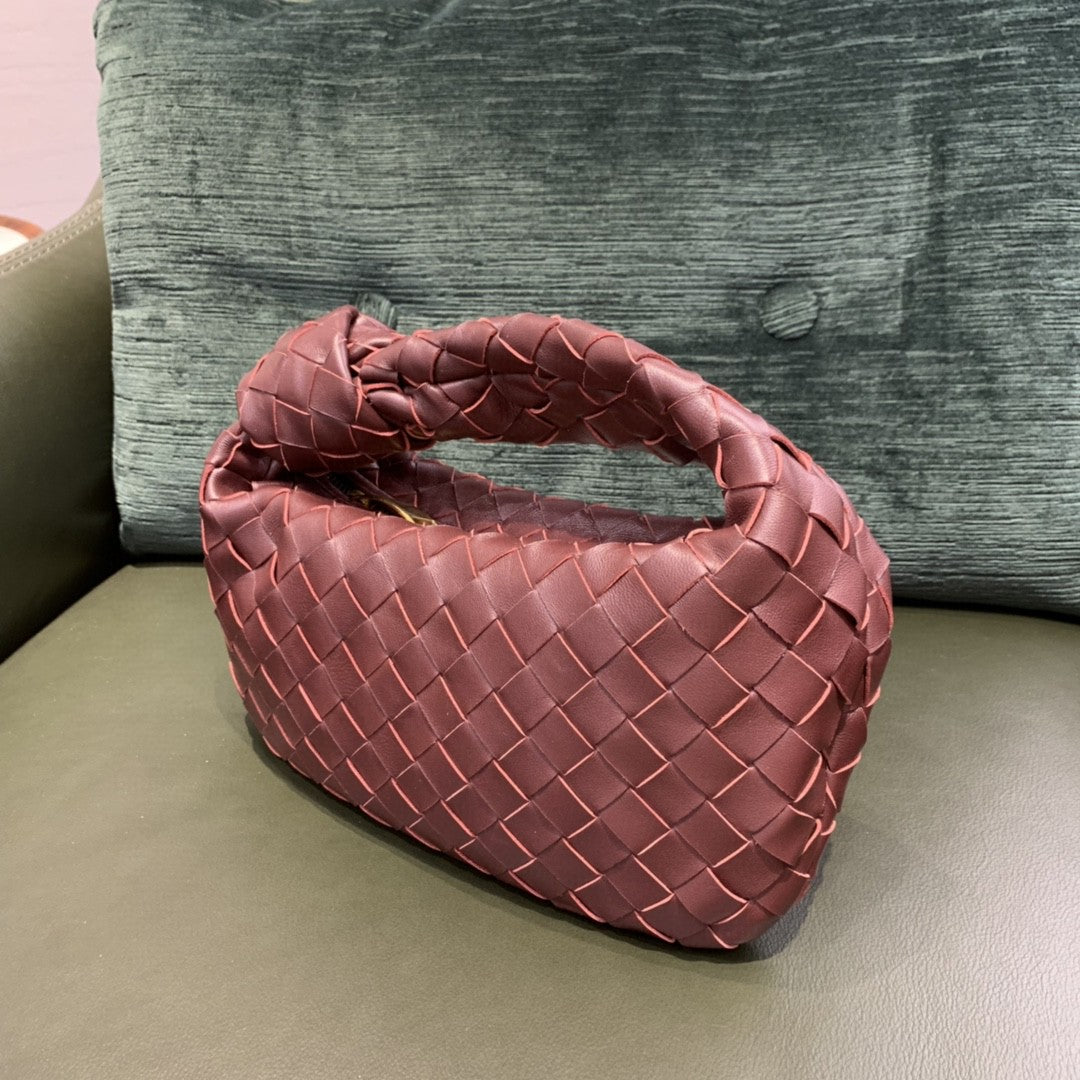 BV Mini Jodie Bag For Women 11in/28AmeliaIn Dark Red