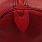LOUIS VUITTON Epi Keepall 60 Boston Bag Red M42947 LV Auth 88369