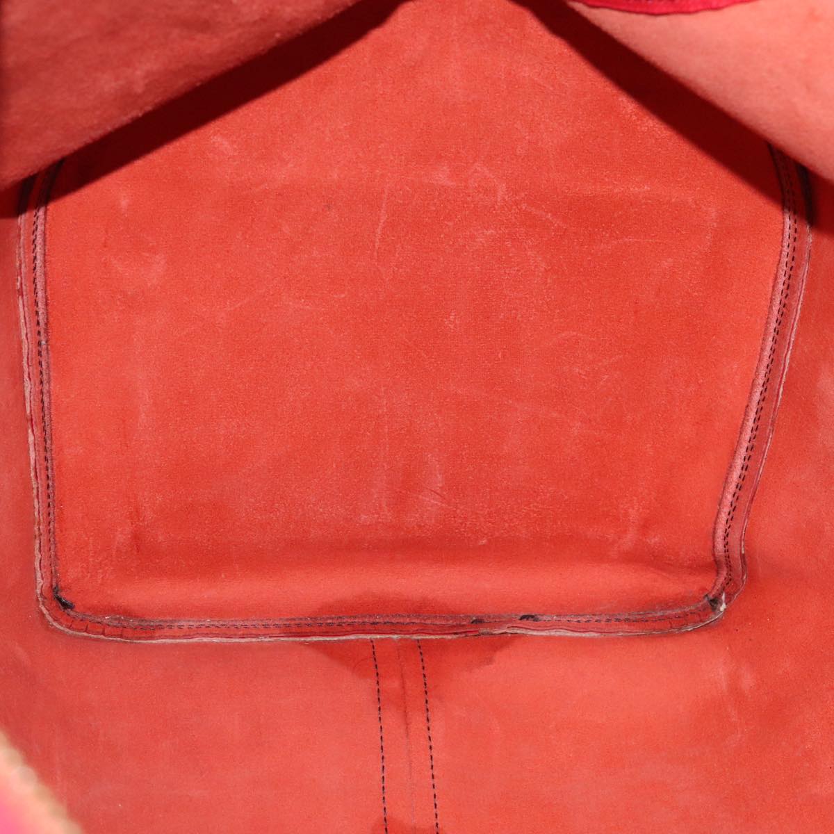 LOUIS VUITTON Epi Keepall 60 Boston Bag Red M42947 LV Auth 88369