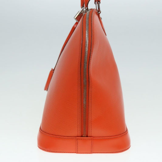 LOUIS VUITTON Epi Alma GM Hand Bag Orange Pimon M40633 LV Auth 88387