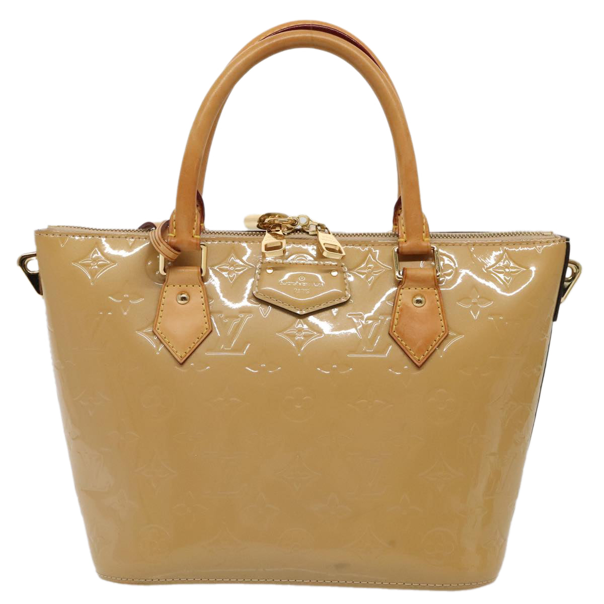 LOUIS VUITTON Vernis Montebello PM Hand Bag 2way Dunne M90167 LV Auth 88391