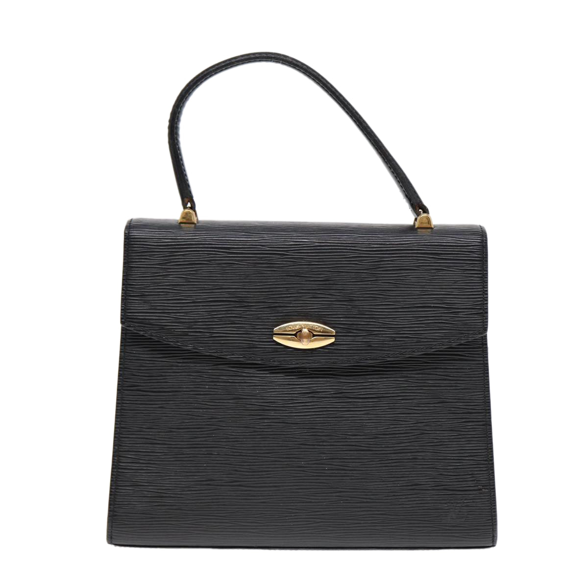 LOUIS VUITTON Epi Malesherbes Hand Bag Black M52372 LV Auth 88398