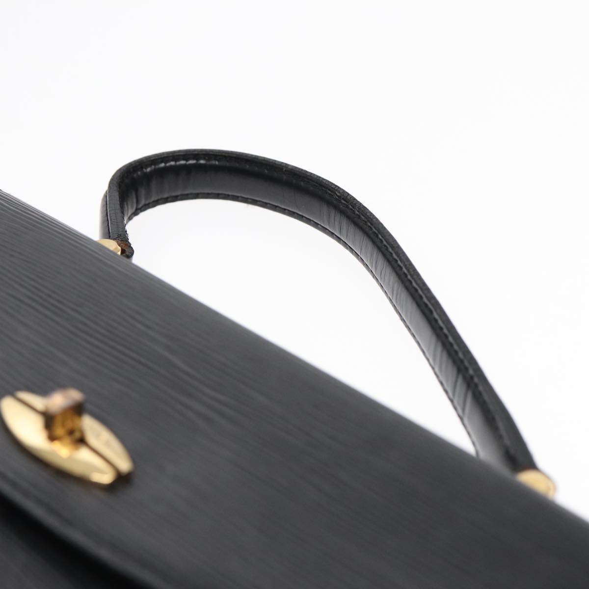 LOUIS VUITTON Epi Malesherbes Hand Bag Black M52372 LV Auth 88398