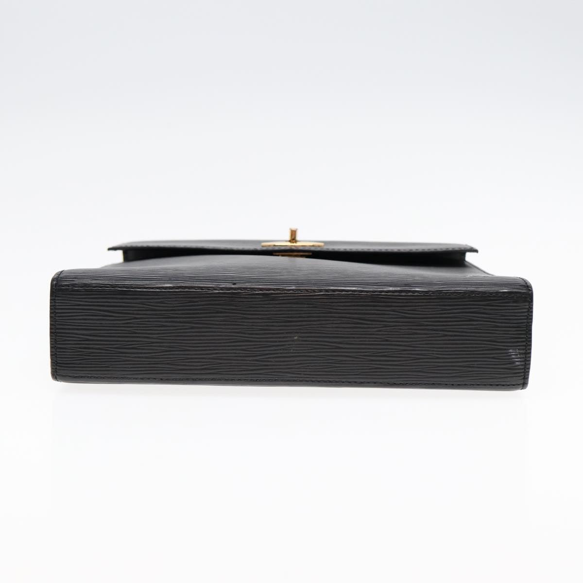 LOUIS VUITTON Epi Malesherbes Hand Bag Black M52372 LV Auth 88398