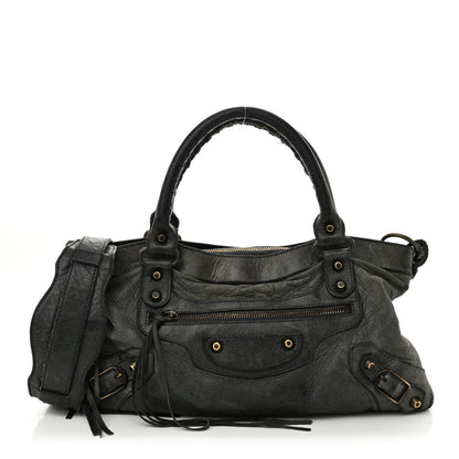 Balenciaga Agneau Classic Hardware First Anthracite