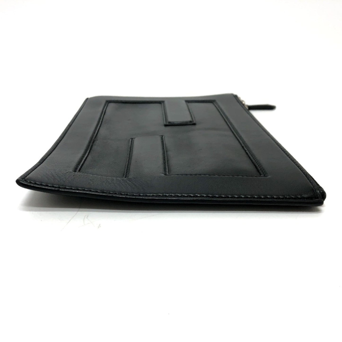 Fendi  Leather Clutch Bag (Pre-Owned)