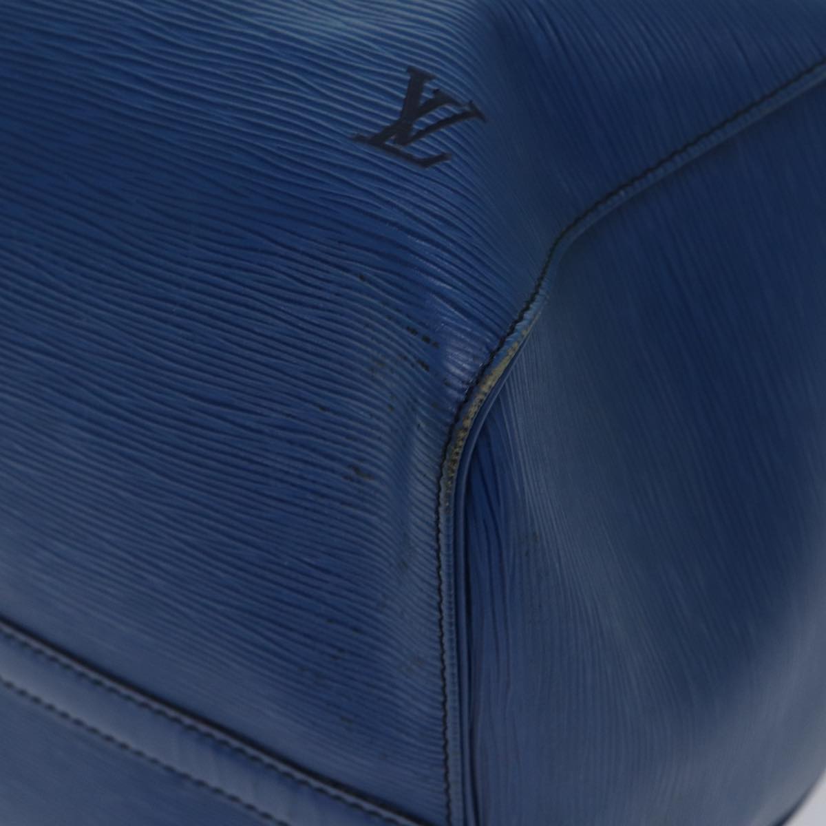 LOUIS VUITTON Epi Keepall 55 Boston Bag Toledo Blue M42955 LV Auth 88750