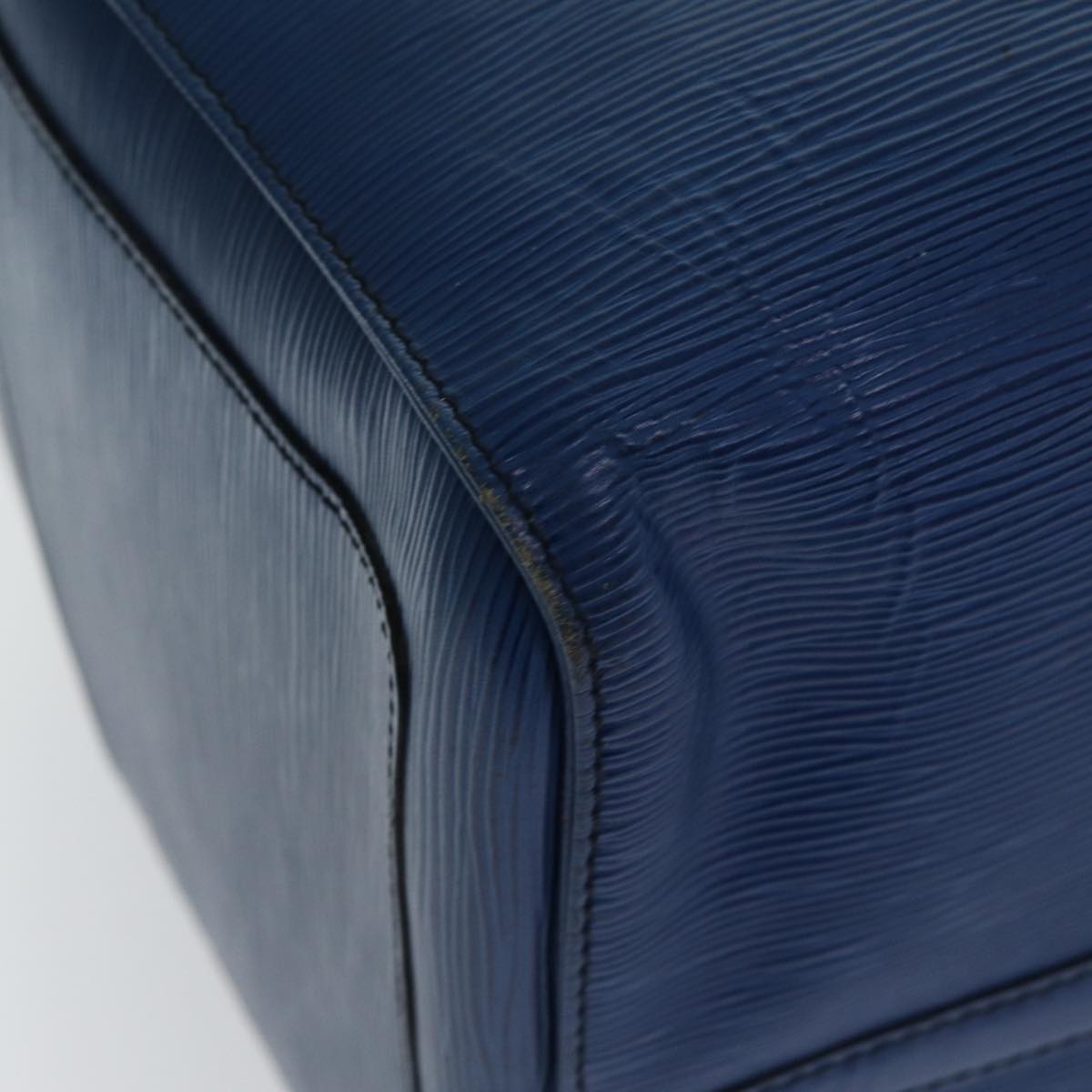 LOUIS VUITTON Epi Keepall 55 Boston Bag Toledo Blue M42955 LV Auth 88750