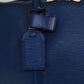 LOUIS VUITTON Epi Keepall 55 Boston Bag Toledo Blue M42955 LV Auth 88750