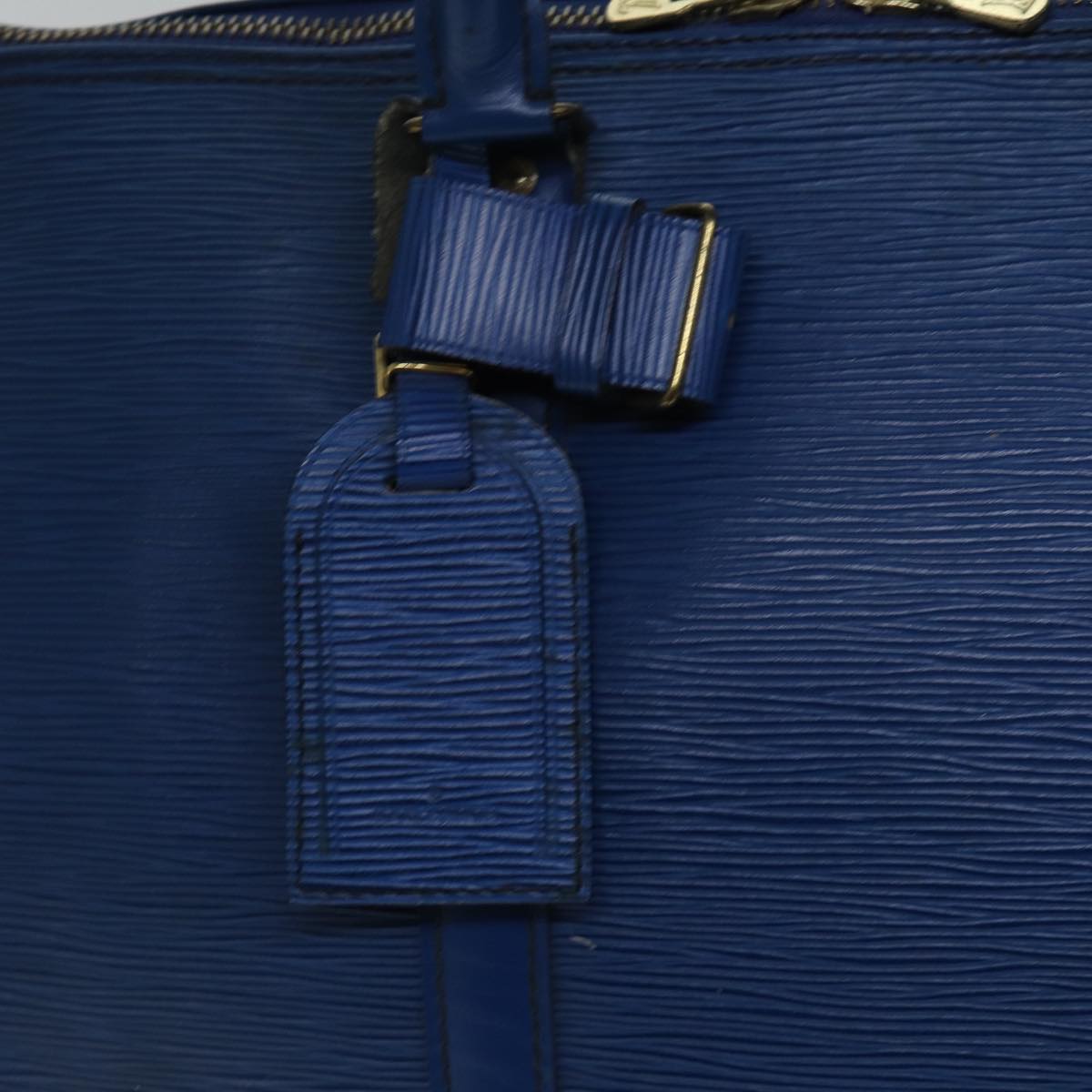 LOUIS VUITTON Epi Keepall 55 Boston Bag Toledo Blue M42955 LV Auth 88750