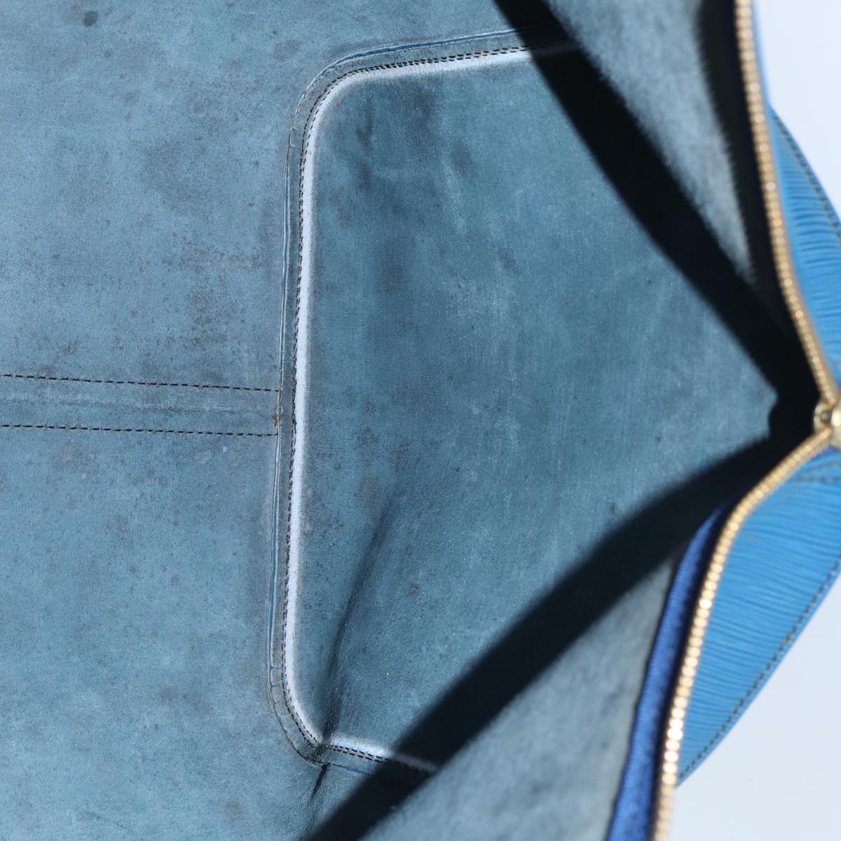 LOUIS VUITTON Epi Keepall 55 Boston Bag Toledo Blue M42955 LV Auth 88750