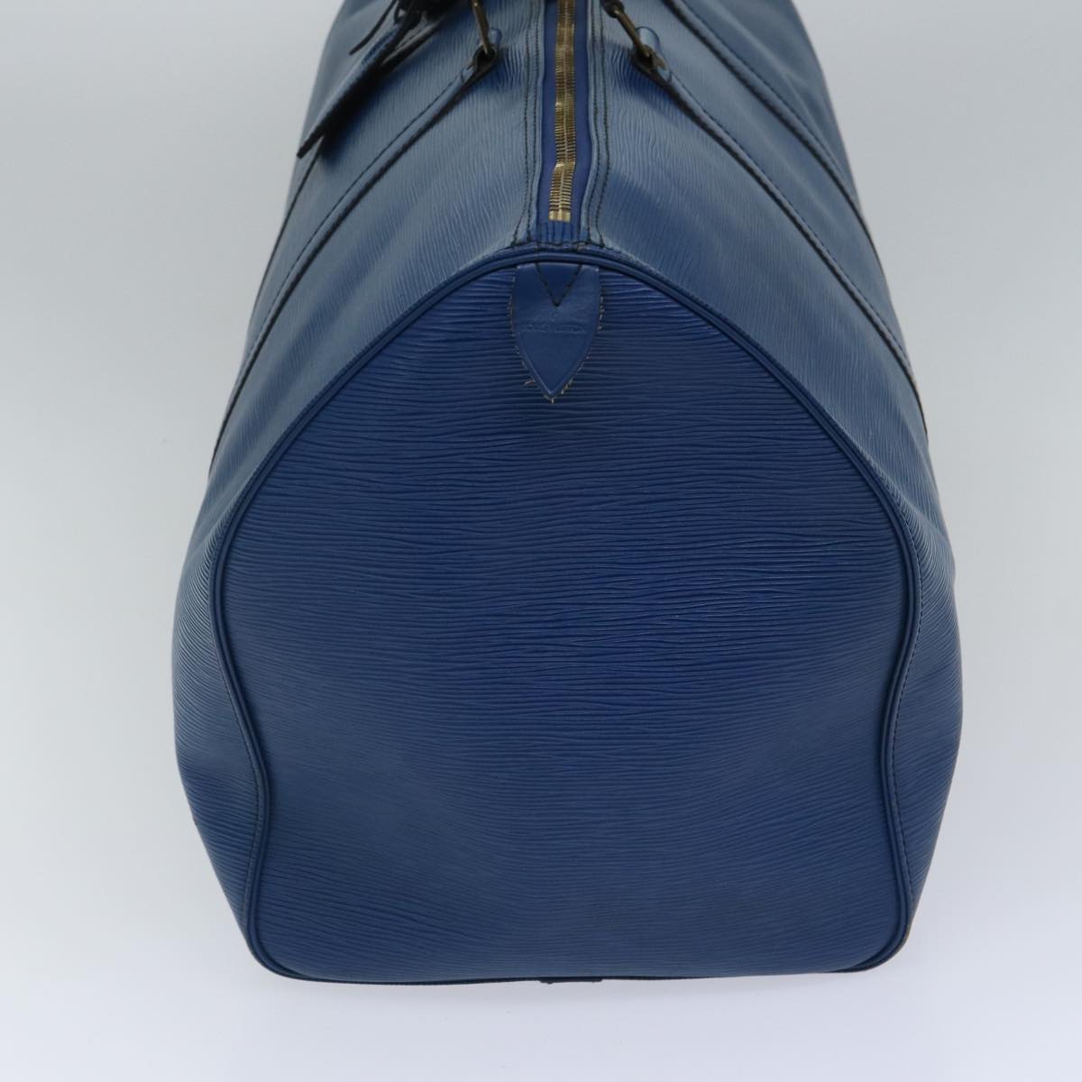 LOUIS VUITTON Epi Keepall 55 Boston Bag Toledo Blue M42955 LV Auth 88750