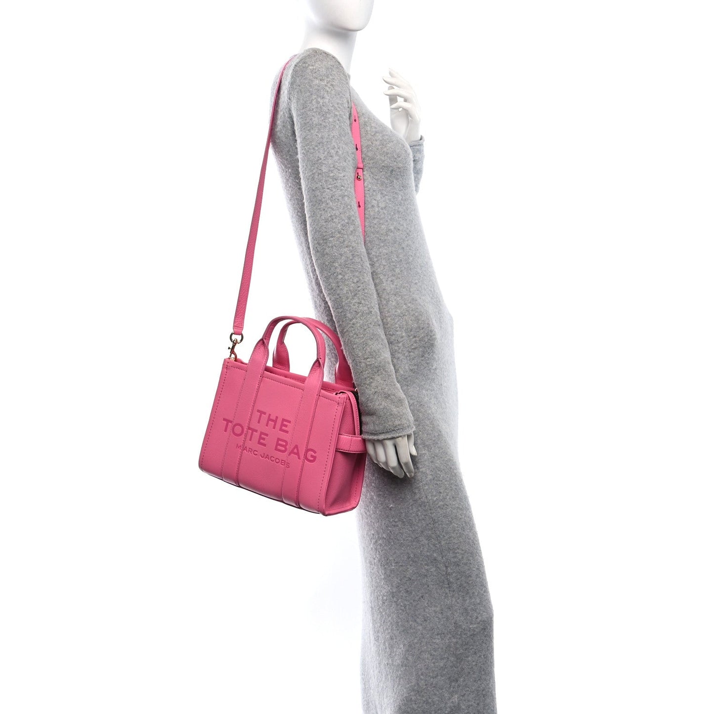 Marc Jacobs Grained Calfskin Small The Tote Bag Morning Glory