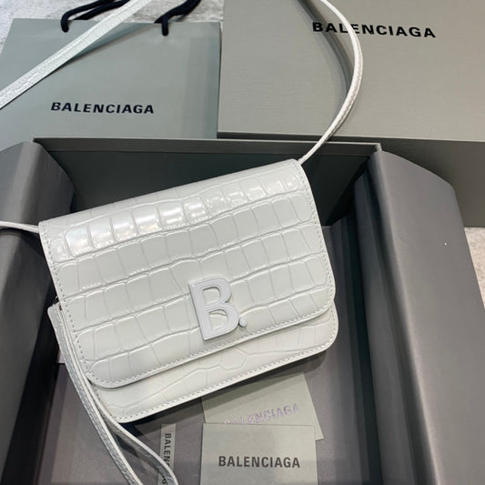 BLN-Ciaga Bolso Bandolera B In White, For Women,  Bags 7in/18cm