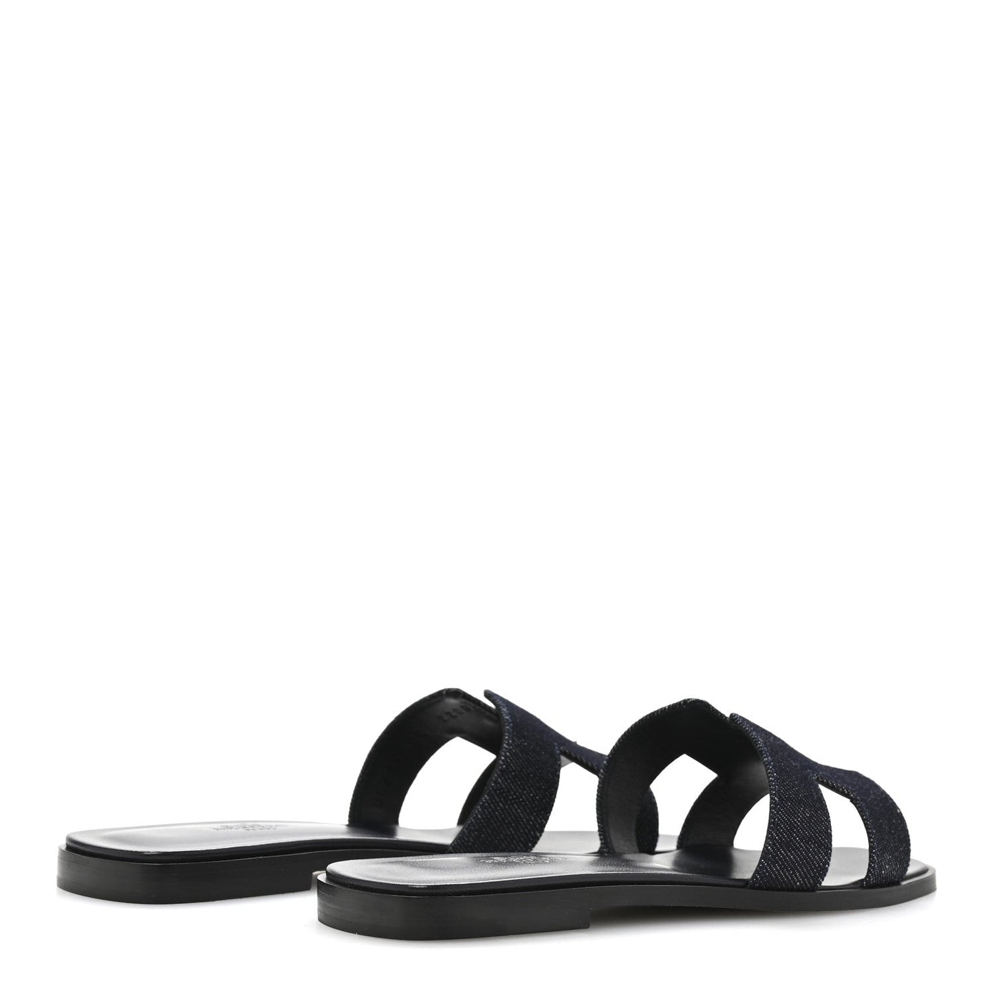 Amelia Denim Canvas Oran Sandals 37.5 Bleu Brut
