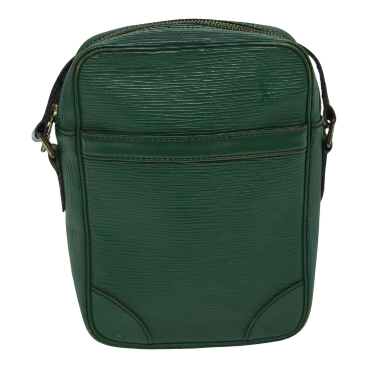 LOUIS VUITTON Epi Danube Shoulder Bag Green M45634 LV Auth 89323