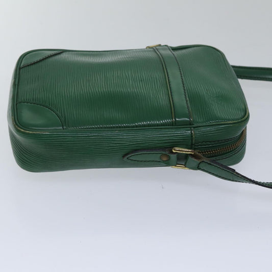 LOUIS VUITTON Epi Danube Shoulder Bag Green M45634 LV Auth 89323
