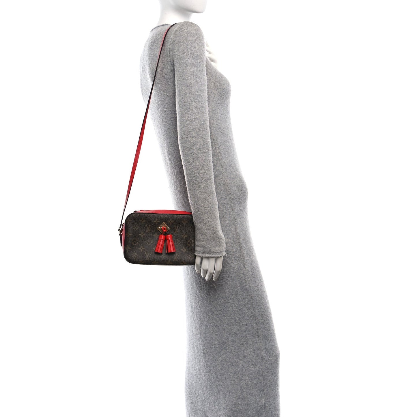 Louis Vuitton Monogram Saintonge Coquelicot