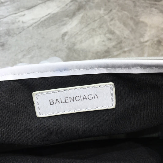 BLN-Ciaga Navy XS Tote Bag In White, For Women,  Bags 12.6in/32cm