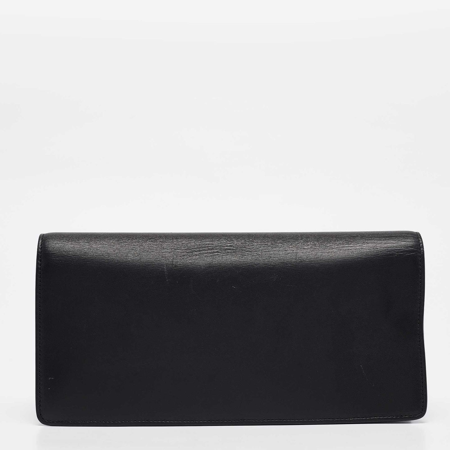 Saint Laurent Black Leather Classic Betty Clutch