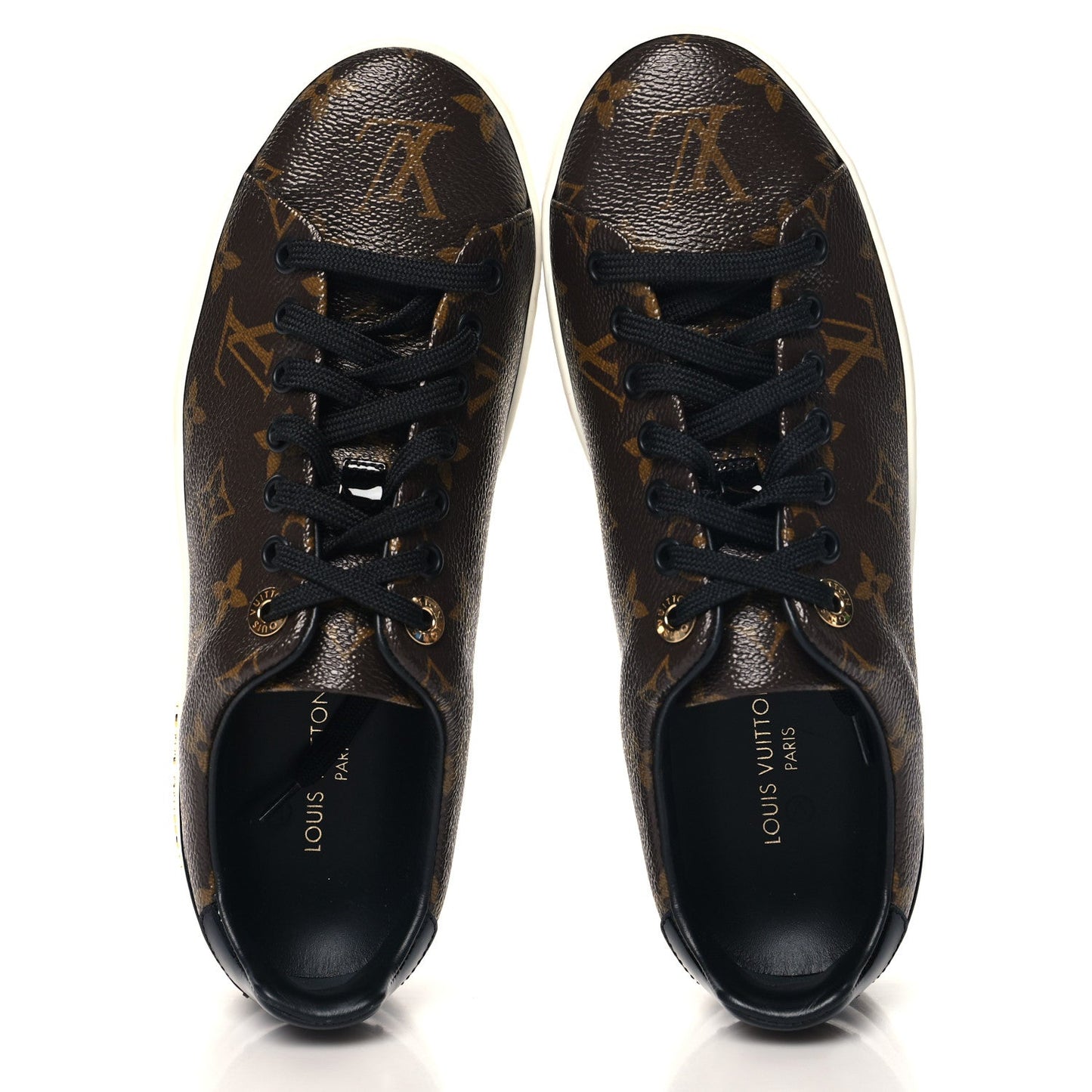 Louis Vuitton Patent Monogram Frontrow Sneakers