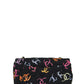 Chanel 2024 Navy CC Logo Printed Rectangular Mini Flap