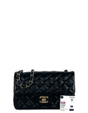Chanel Black Lambskin Rectangular Mini Flap Bag