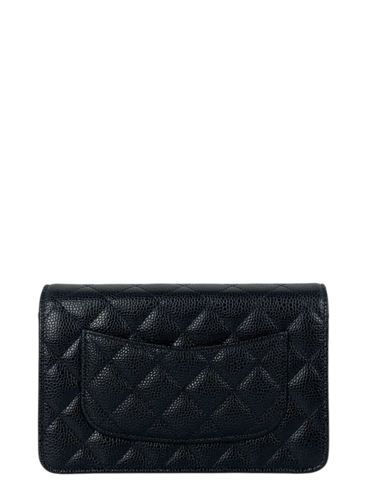 Chanel Black Caviar Leather Twistlock WOC