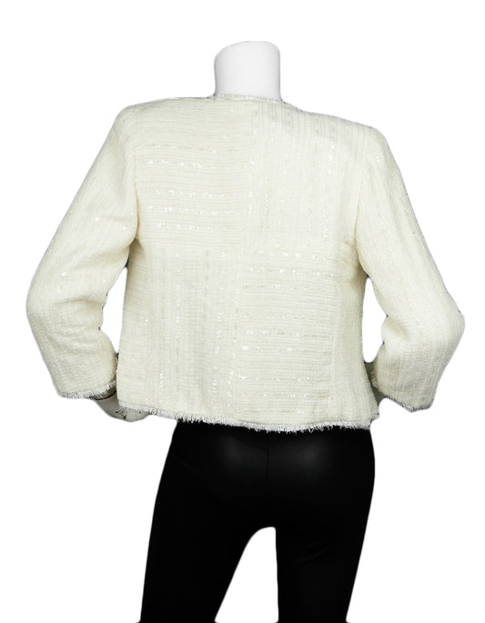 Chanel Cream Boucle Jacket and Shell sz 40