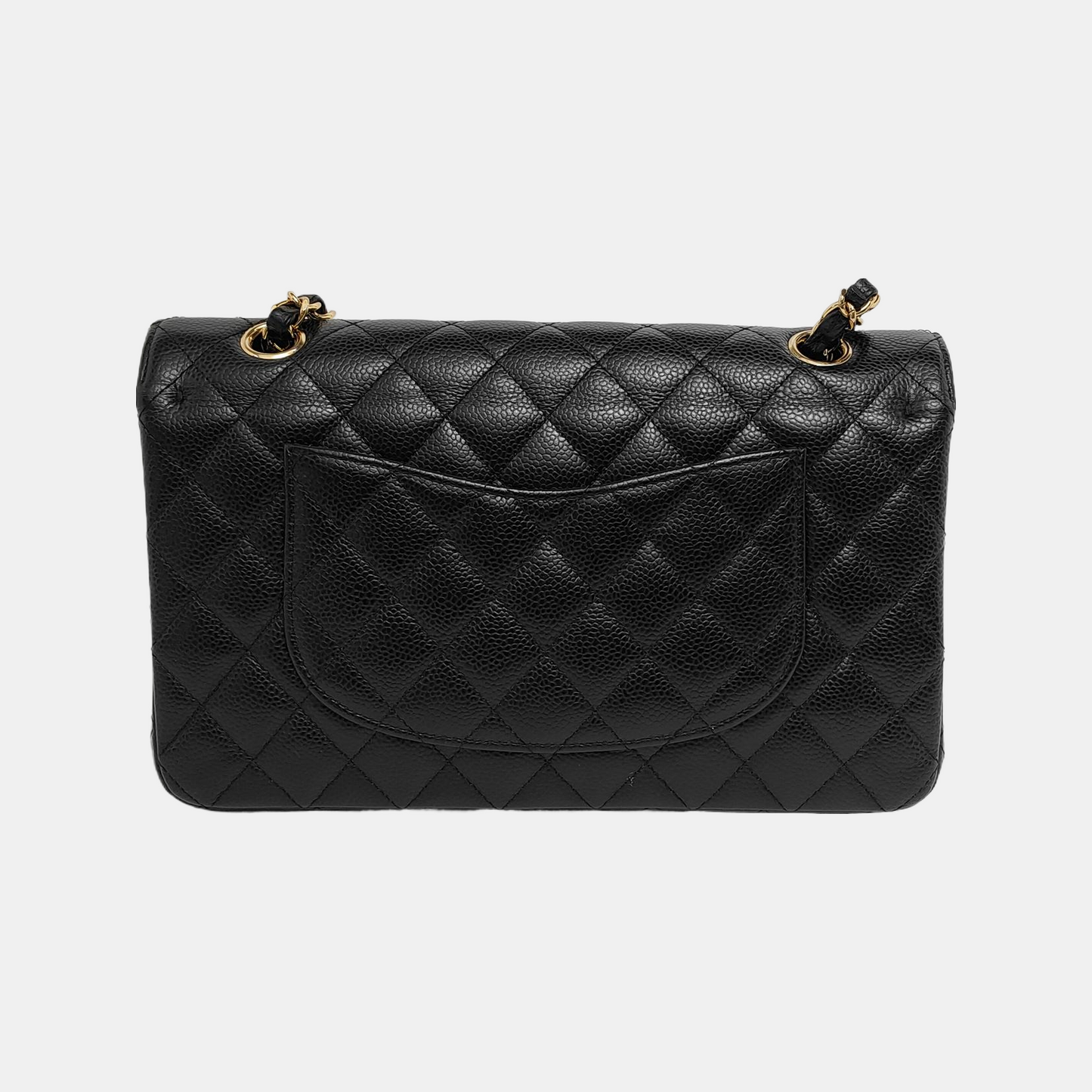 Chanel Classic Flap Small Black Caviar Leather Gold Hardware