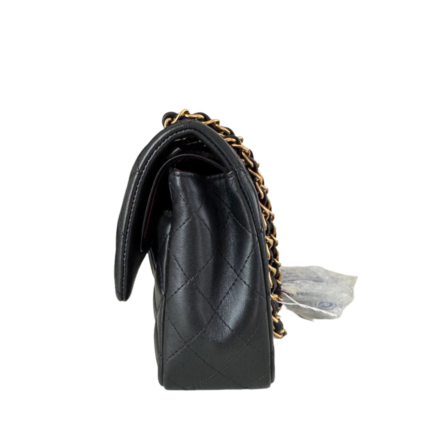 Chanel Classic Flap   Medium Black Lambskin Leather with 24k Gold HW, 1991-1994