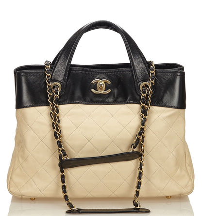 Chanel In the Mix Calf Leather Tote Bag
