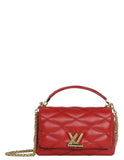 Louis Vuitton Red Malletage Top Handle GO-14 MM Bah